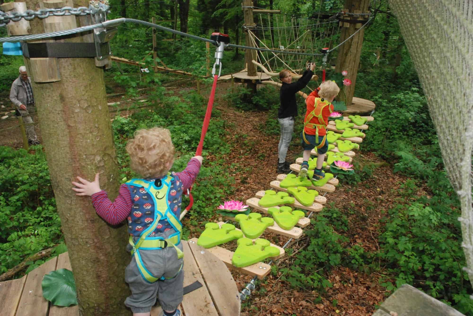 Kids-Parcours in den Abenteuerparks am Bodensee